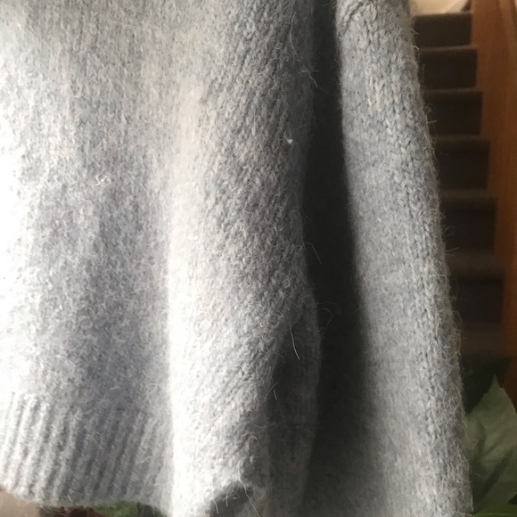 Zara blue sweater size M-L large sleeves - Picture 8 of 14